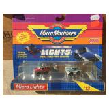 Vintage Micro Machines - Micro Lights #9 + #13 Carded!