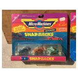 Vintage Micro Machines - Snap Backs #1 + #4 Carded!
