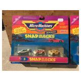 Vintage Micro Machines - Snap Backs #3 + #4 Carded