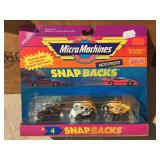 Vintage Micro Machines - Snap Backs #3 + #4 Carded