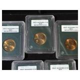 (5) Sacaggawea S Slabbed Dollar Coins - INB Certified MS70