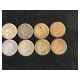 (10) Indian Head Pennies 1890-1906