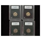 (11) Jefferson Nickels - Including Slabbed Gem MS70 + DCAM Proof