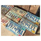 (8) Retired Minnesota/Wisc License Plates