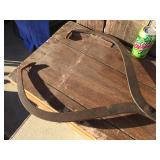 Antique Large ICE TONGS + Hanger - Forged