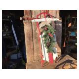 (2) Vintage Wood/Metal Runner Sleds - Flexible Flyer