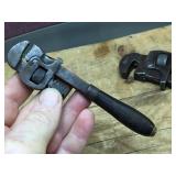 3 Antique Wrenches - CRAFTSMAN 6 - STILLSON
