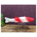 Another DON BETHEL? Carved Wooden Spear Decoy - 9"