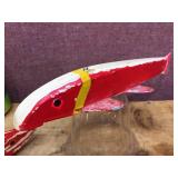 Pair Vintage - Classic - Early RANDALL WOOD? Carved Wooden Spear Decoys - 9 3/4"