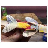 Pair Vintage - Classic - Early RANDALL WOOD? Carved Wooden Spear Decoys - 9 3/4"