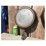 (2) Vintage LODGE 8 + 10 Cast Iron 3-Notch Skillets - Refurbished!