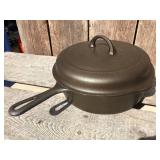 Here We Go! GRISWOLD No. 8 Cast Iron 777B Chicken Fryer with Lid - Refurbished!