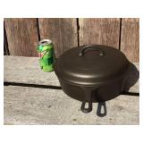 Here We Go! GRISWOLD No. 8 Cast Iron 777B Chicken Fryer with Lid - Refurbished!