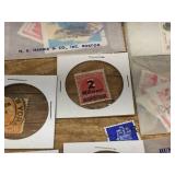 Vintage Collectable Postage Stamps - Foreign + U.S. 1¢ - 3¢ - 6¢ - Others