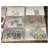 Vintage Collectable Postage Stamps - Foreign + U.S. 1¢ - 3¢ - 6¢ - Others