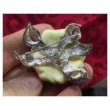 (5) Brooch Pins - Including NOLAN MILLER - Cream Rose