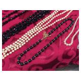 Vintage Necklaces - Austria - Faux Pearl - Monet 14" - 56"