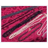 Vintage Necklaces - Austria - Faux Pearl - Monet 14" - 56"