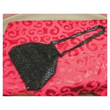 MCM - WALBORG - Black Beaded Purse - Hong Kong