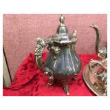 Vintage WALLACE - "Baroque" - Silverplate Tea Set - 4 Pc