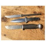 Vintage SHUREDGE No 1 Hunting Knife Plus Others