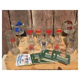 Vintage GRAIN BELT - SCHMIDT - PABST Beer Glasses