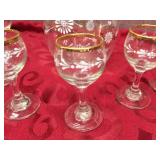 MCM Drink/Brandy Set - Daisy/Gilded - Nice