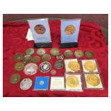 Vintage Bus Token - Silver Round - US Military - Toe Tag - Return to Space - AA Tokens