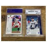 (2) JEFF BAGWELL - MLB Graded Cards