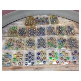 225 POKEMON Glass Marbles - In Original Holders
