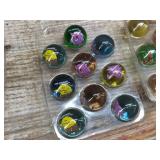225 POKEMON Glass Marbles - In Original Holders