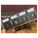 (4) 1977 S INB Certified - Cameo Proof 70 Penny/Nickel/Dime/Quarter