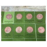 (36) The Franklin Mint - U.S. Commemorative Proof Bronze Coins