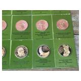 (36) The Franklin Mint - U.S. Commemorative Proof Bronze Coins