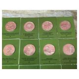 (36) The Franklin Mint - U.S. Commemorative Proof Bronze Coins