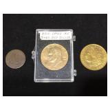 Interesting IKE - 1986 Freedom Coin - 17th Century U.S. Coin?