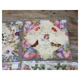 (6) Wonderful Old - Victorian VALENTINE Cards