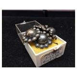 (6) "Mexico Silver" - Buttons