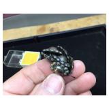 (6) "Mexico Silver" - Buttons