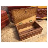 (3) Vintage Wooden Keepsake Boxes - Including Lane