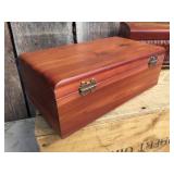 (3) Vintage Wooden Keepsake Boxes - Including Lane