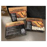 Premium Gas Grill Ceramic Briquettes 3-Pack (50 Briquettes per Box)