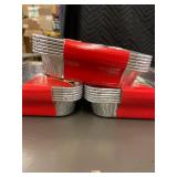 Small Aluminum Grilling Trays - 3-Pack, 8 1/2 x 6 in, 6 Trays per Pack