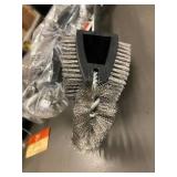 World Market Triple Action Grill Brush - Dual-Sided Stainless Bristles