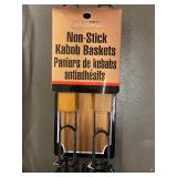 Premium Non-Stick Kabob Baskets - 4-Pack