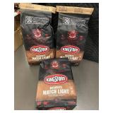 Kingsford Mesquite Match Light 8 lb Charcoal Briquets (Lot of 3)