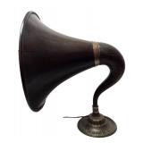 O - Large Vintage Music Master Reproducer Horn Speaker