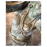 LR - Antique Max Arthur Waagen Attributed Orientalist Spelter Sculpture
