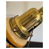 Vintage Art Nouveau Brass Lamp
