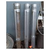 Truck exhaust guards with handles